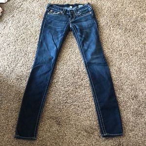True religion skinny jeans medium wash